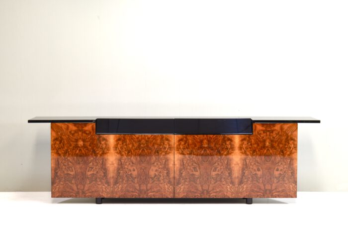 Sideboard in Burlwood by or in the style of Paul Michel - circa 1980's | #C12386