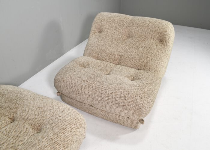 Nuvolone Lounge Chairs by Rino Maturi for Mimi Padova - Italy, circa 1970 | #S12387 - Image 12