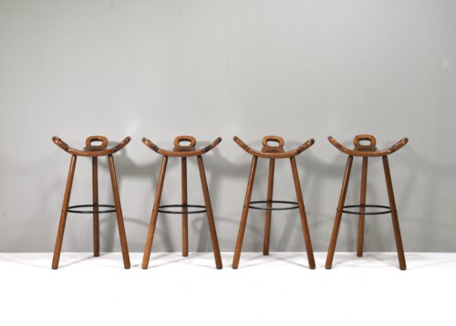 Sergio Rodrigues style bar stools